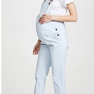 Hatch Twill Maternity Overalls NWOT